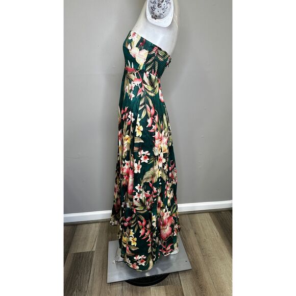 Zimmermann Floral Strapless Smocked Back Linen August Maxi Dress $725 - Picture 8 of 11